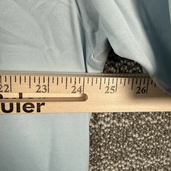 Collars & Co. Polo Shirt Mens 2XL Blue Dress Collar Button Down Short Sleeve - Picture 6 of 7